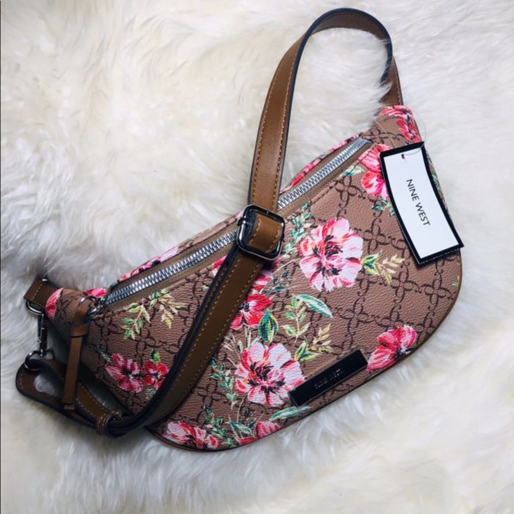 FLORAL - NINE WEST FANNY PACK / BELT / CROSSBODY